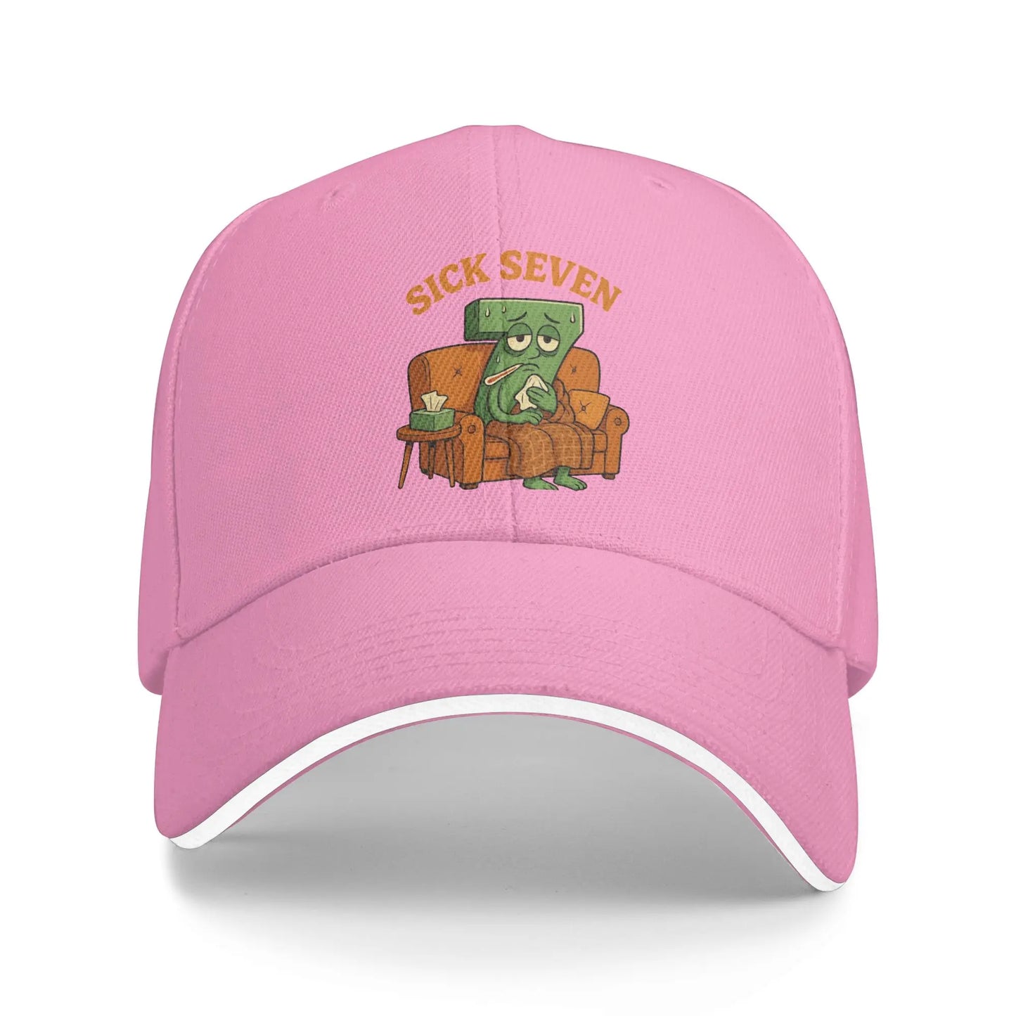 Sick Seven Halloween Funny Meme Baseball Cap