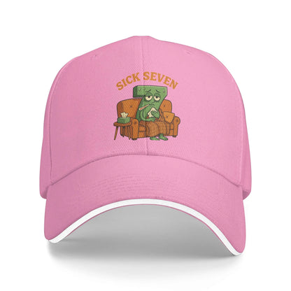 Sick Seven Halloween Funny Meme Baseball Cap