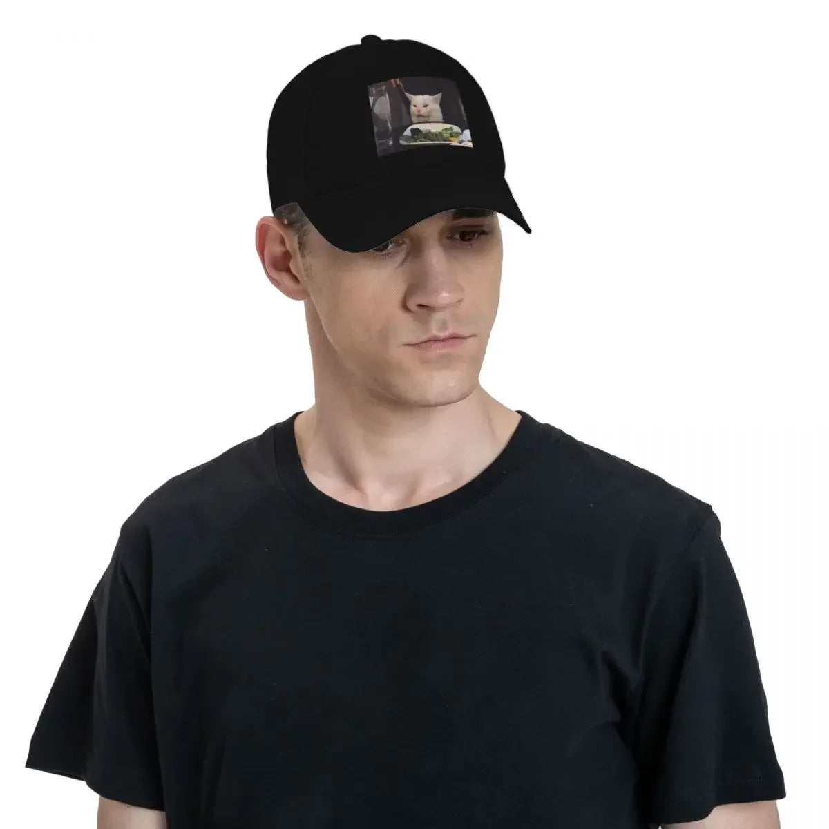 Smudge Cat Luxury Designer Baseball Cap