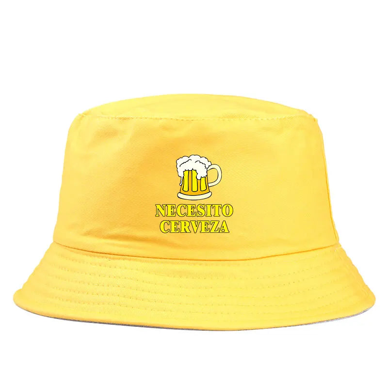 Necesito Cerveza Beer Mug Bucket Hat