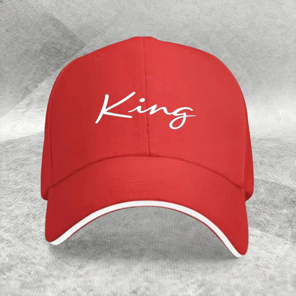 King Script Cotton Baseball Cap