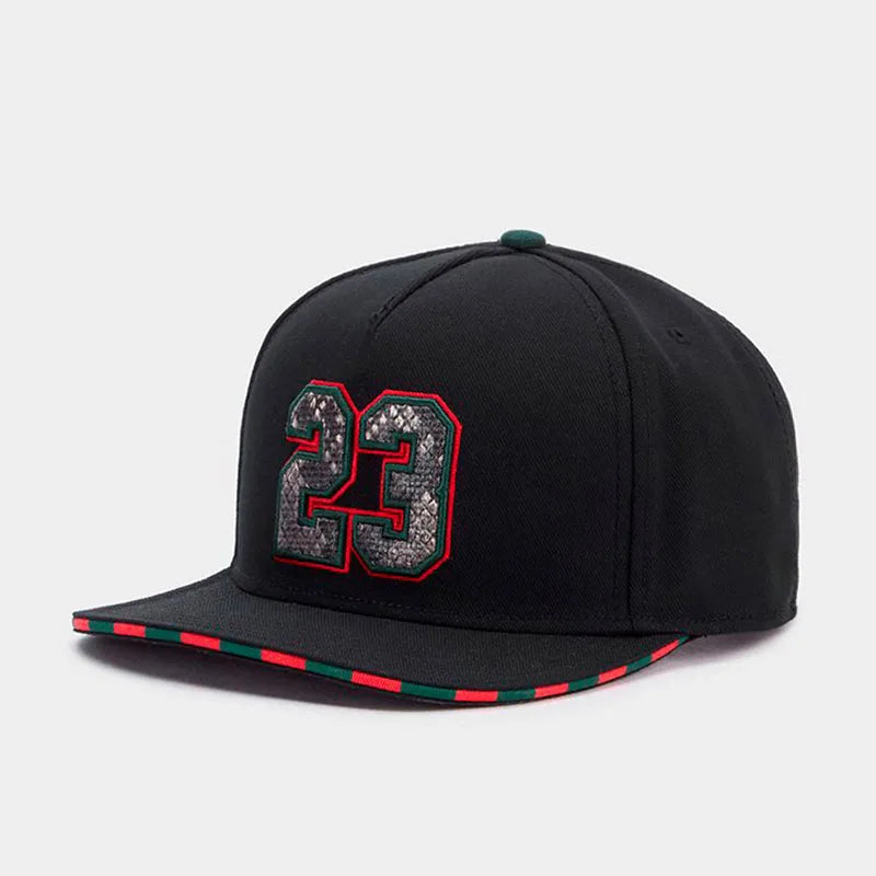 DALLAS Letter D Embroidered Unisex Hip-Hop Snapback Cap