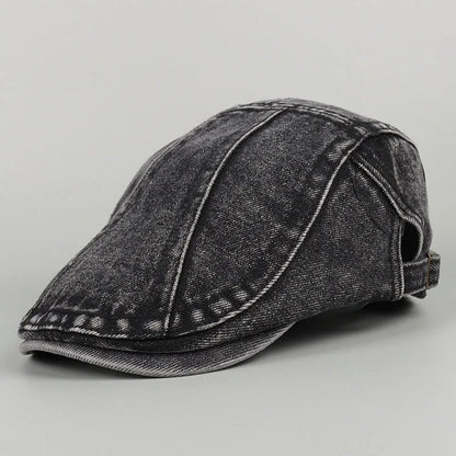 Black Denim Beret Hat Women Man Summer 2026