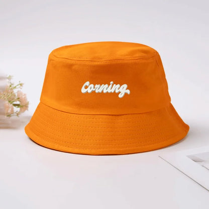 Custom Text Graphic Breathable Cotton Summer Bucket Hat