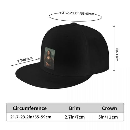 2026 Mona Lisa Black Luxury Snapback Cap