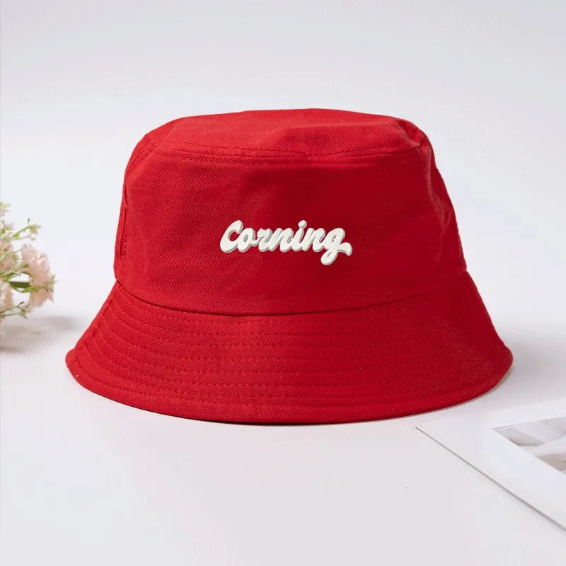 Custom Text Graphic Breathable Cotton Summer Bucket Hat