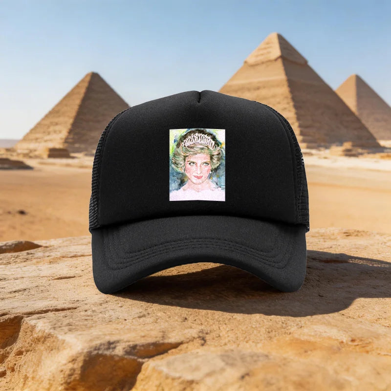 Unisex Lightweight Mesh Duckbill Baseball Cap With Snap Closure