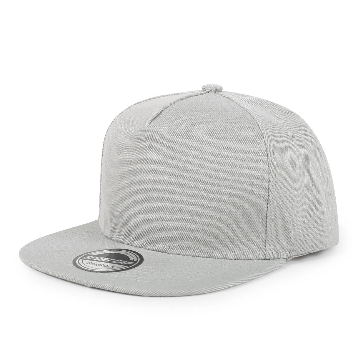 Custom Logo Five Panel Flat Brim Snapback Cap