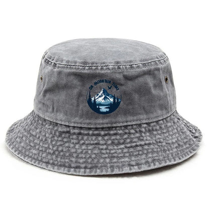Customize Snow Peak Cotton Washed Bucket Hat Vintage