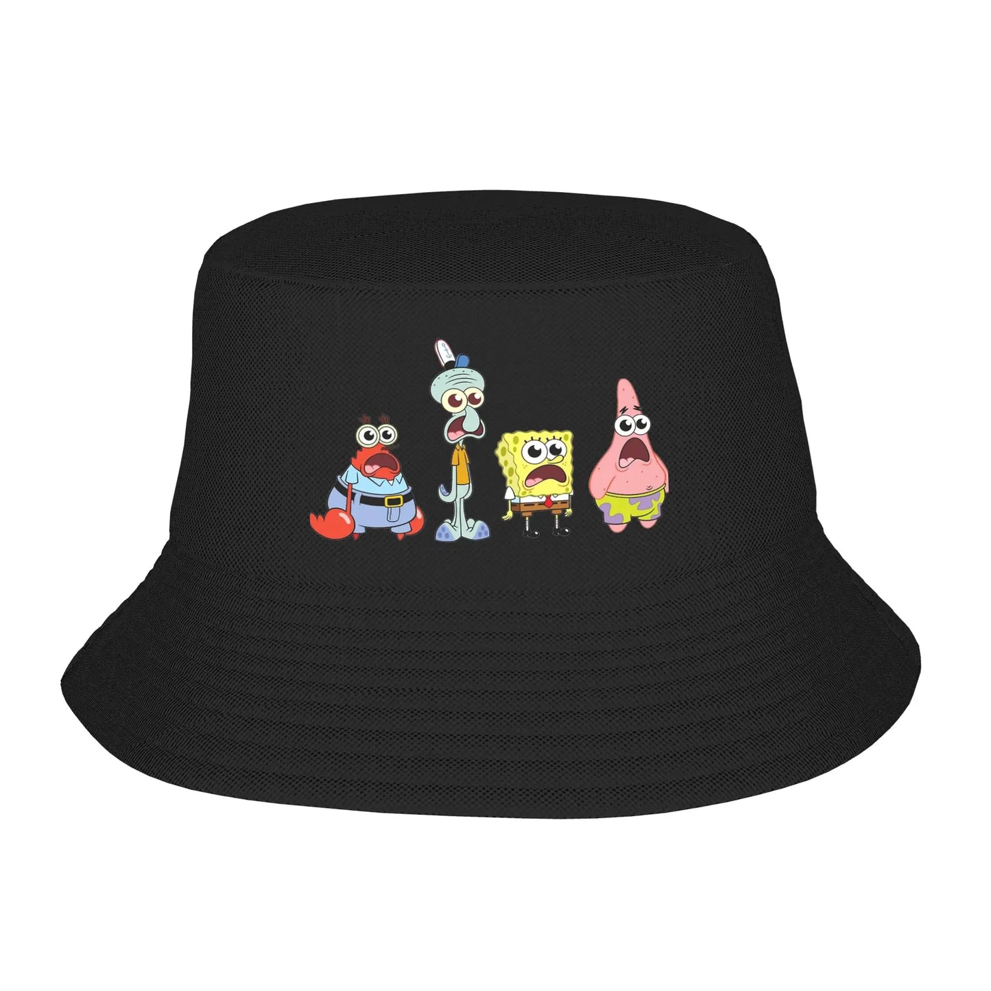 Spongebobs Bucket Hat Heart Streetwear Fisherman Caps
