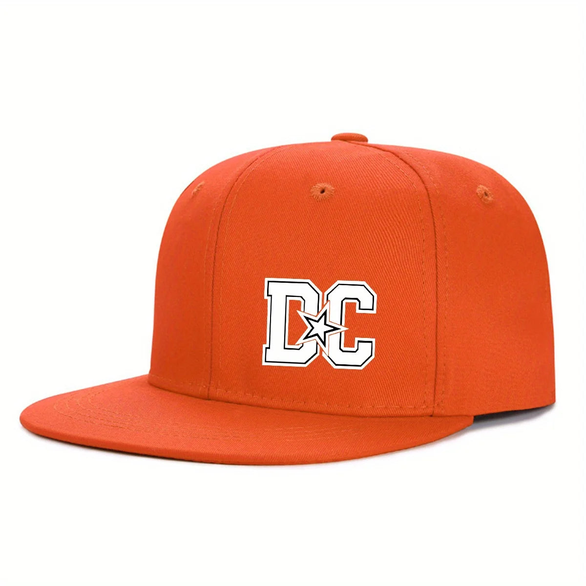Letter Print Streetwear Adjustable Hip-Hop Snapback Cap