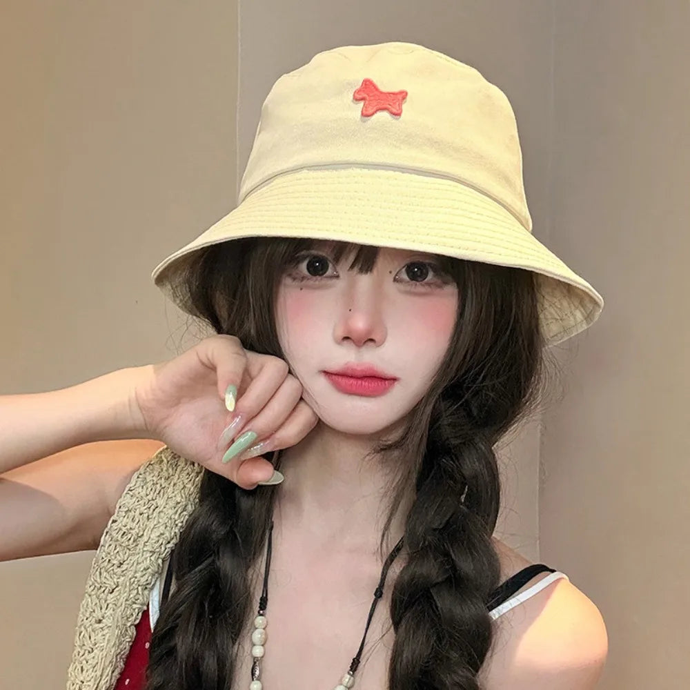Foldable Pony Sunshade Bucket Hat