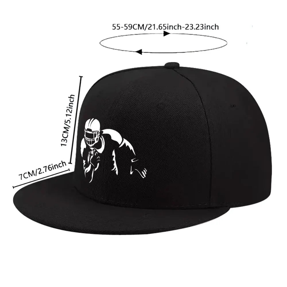 American Football Player Snapback Cap
