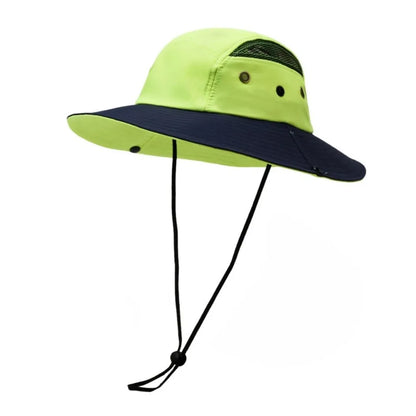 Foldable Wide Brim Quick-Dry UV Protection Bucket Hat
