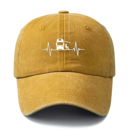 Classic Retro Washed Printed Baseball Cap