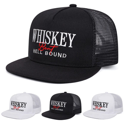 WHISKEYH Embroidery Leisure Snapback Cap