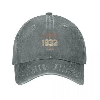 Classic 1932 Vintage Birthday Baseball Cap