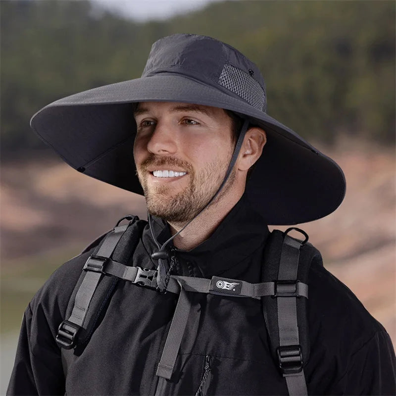 Breathable Waterproof Wide Brim Bucket Hat