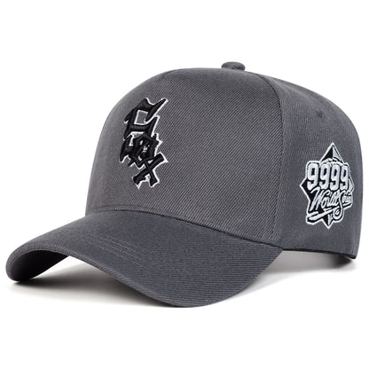 Unisex SOX Letter Embroidered Baseball Cap