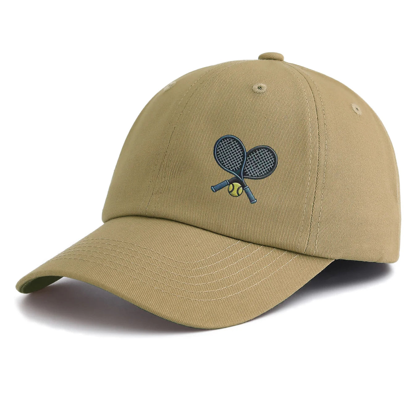 1pc Tennis Print Baseball Cap For Adults
