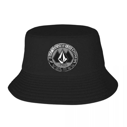 Volcom Logo Printed Summer Beach Bucket Hat