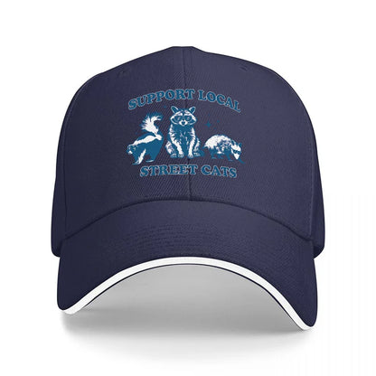 Support Local Street Cats Baseball Cap