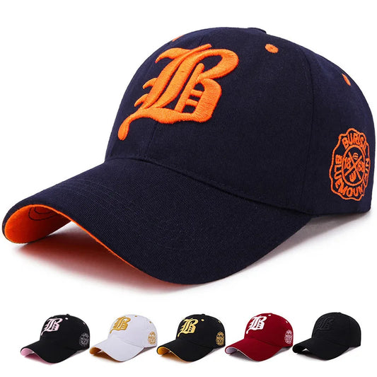 Summer Cotton Embroidery Snapback Baseball Cap