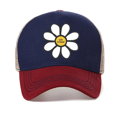 Little Daisy Embroidery Cotton Baseball Cap