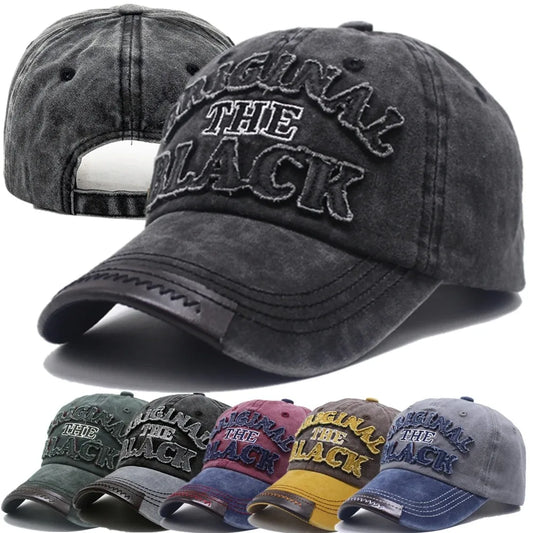 Unisex Vintage Baseball Cap Washed Cotton Hats