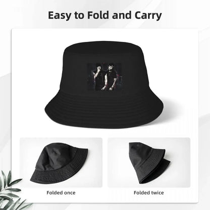 Twins Larry And Laurent Vintage Bucket Hat Design