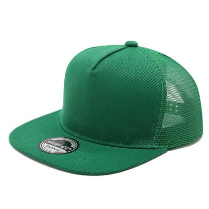 Custom Logo Printed Unisex Breathable Mesh Snapback Cap