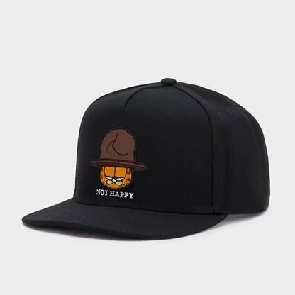 Skeleton Hand Skull Flat Bill Snapback Cap