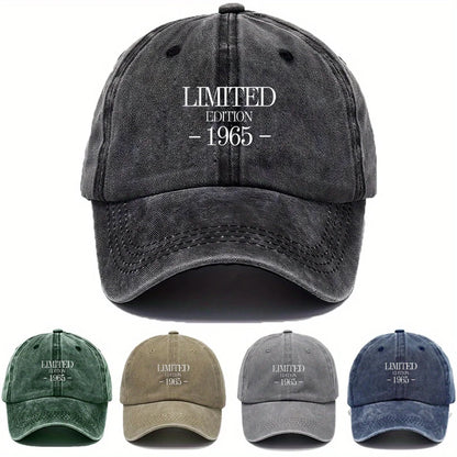 49.91Meter Letter Pattern Washed Baseball Cap