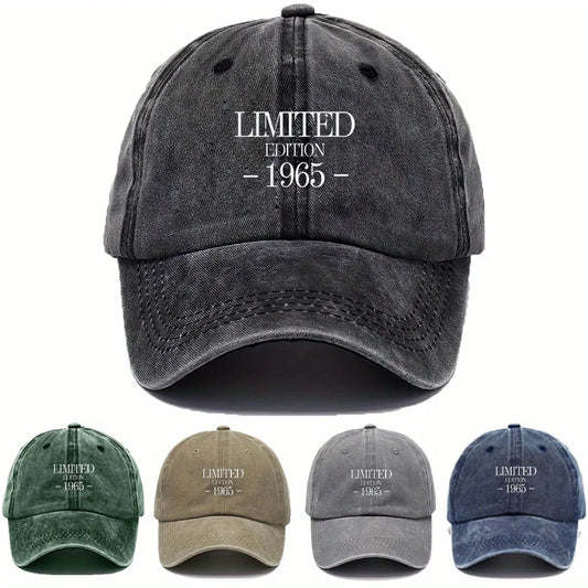 49.91Meter Letter Pattern Washed Baseball Cap
