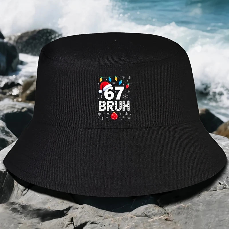 Six Seven Bruh Christmas Bucket Hat