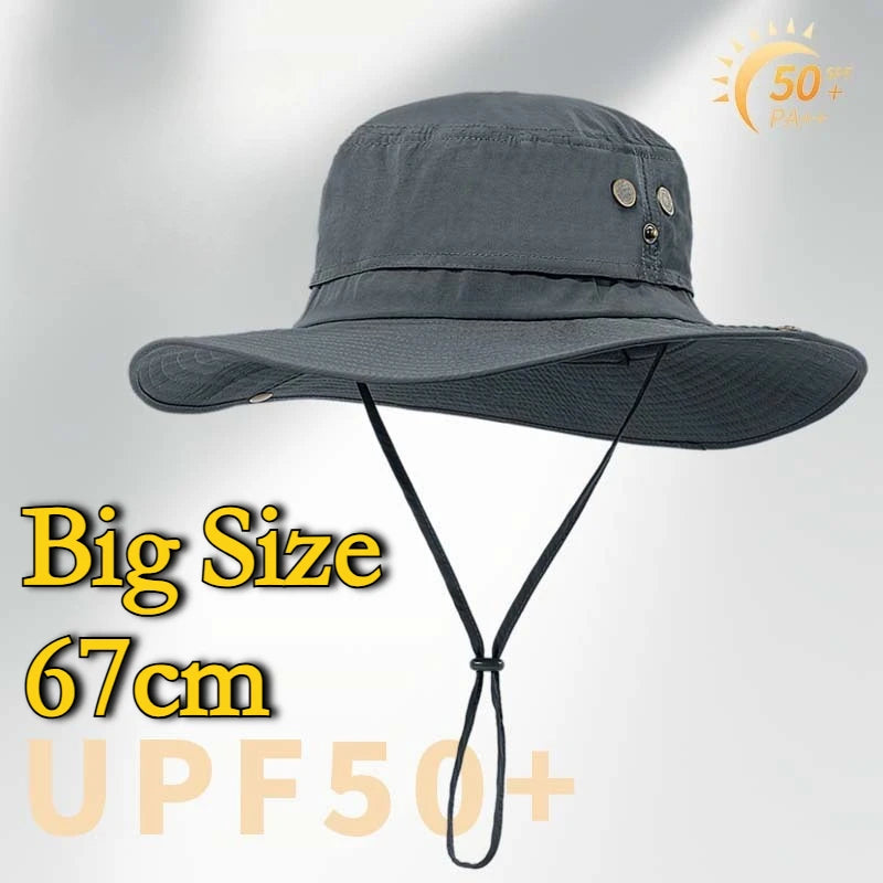 Large Size Waterproof UV Protection Bucket Hat