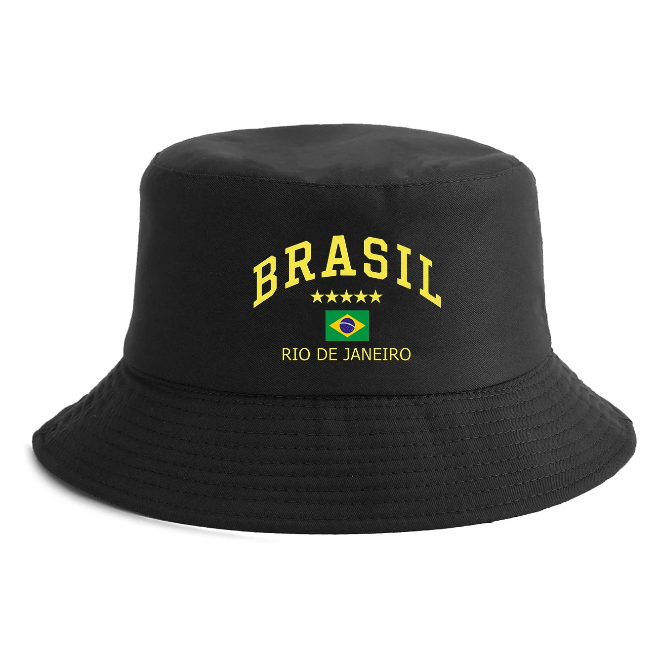 Brasil Rio De Janeiro Flag Bucket Hat