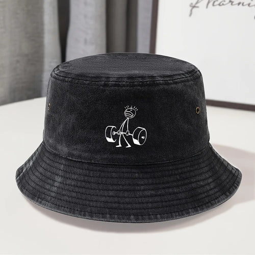 Vintage Washed Distressed Classic Fisherman Bucket Hat