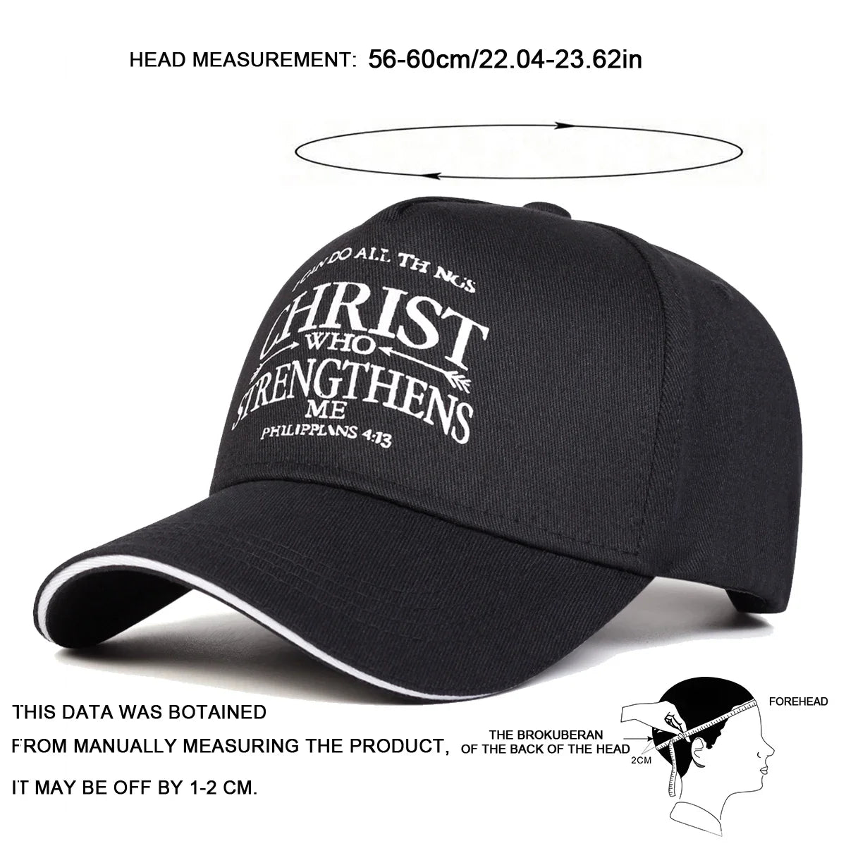 CHRIST Embroidered Adjustable Baseball Cap