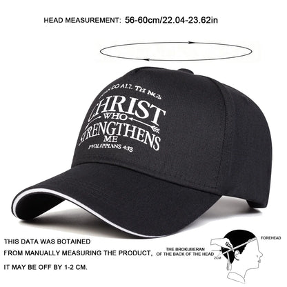 CHRIST Embroidered Adjustable Baseball Cap