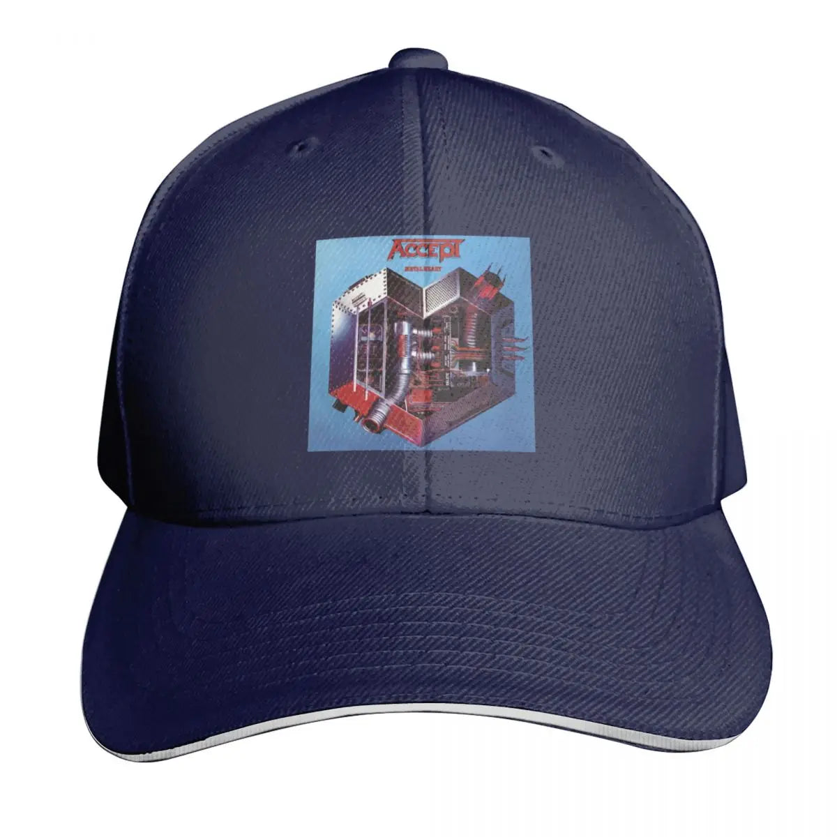 Accept Metal Heart Two-Tone Baseball Cap