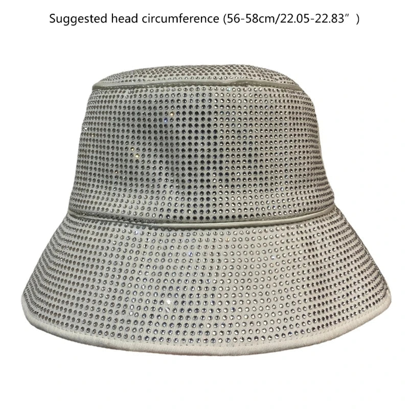 Full Diamond Eye Catching Fedoras Bucket Hat