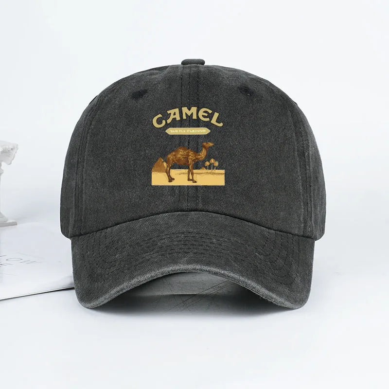 Camel Print Classic Vintage Baseball Cap