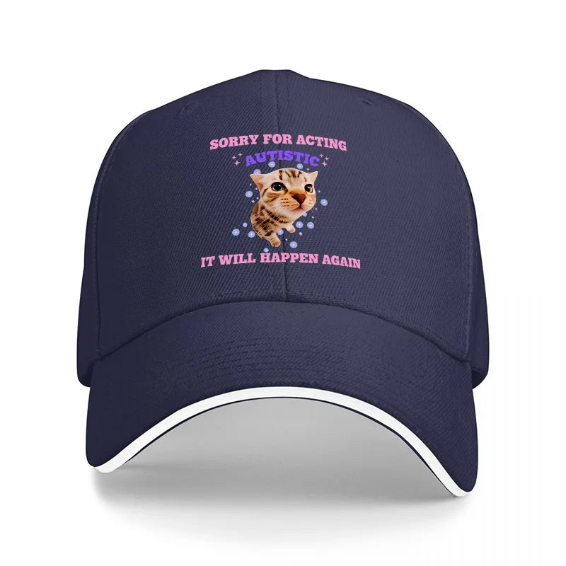 Funny Kitten Quote Baseball Cap