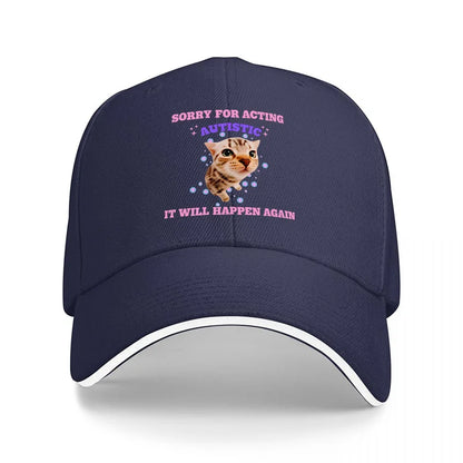Funny Kitten Quote Baseball Cap
