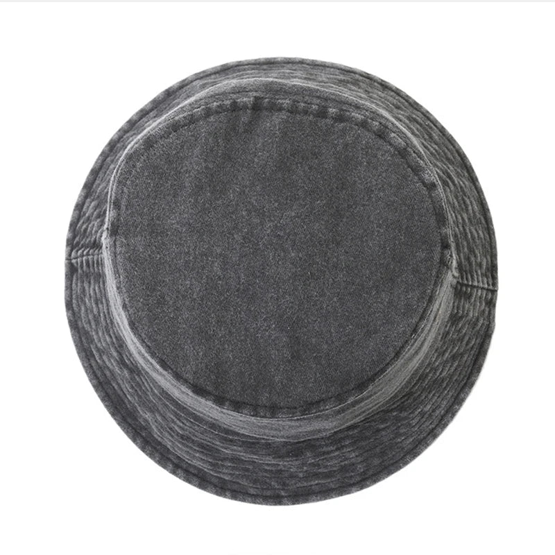 Customize Cotton Washed Bucket Hat Vintage Fishing Hat