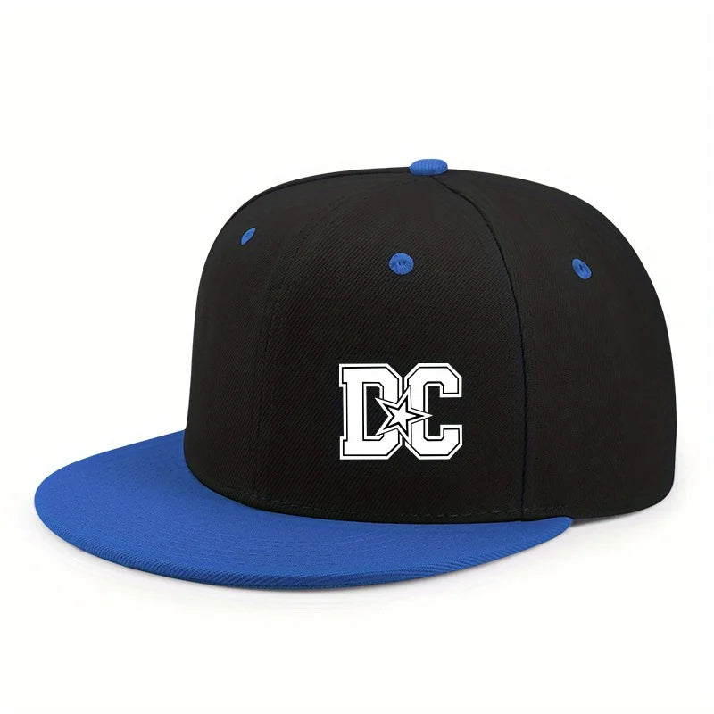 Letter Print Streetwear Adjustable Hip-Hop Snapback Cap