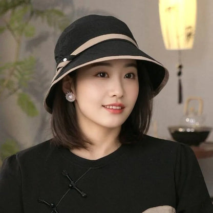 Foldable Lightweight Wide Brim Face Covering Bucket Hat