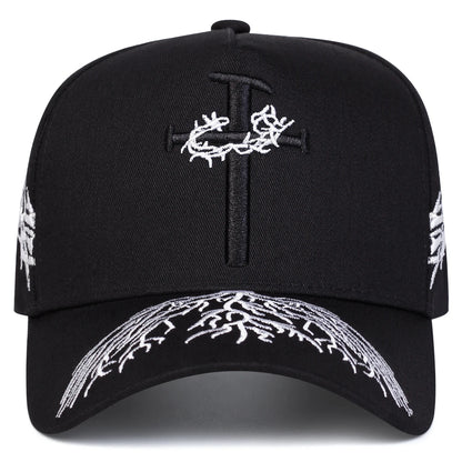 Iron Nail Embroidery Outdoor Baseball Cap