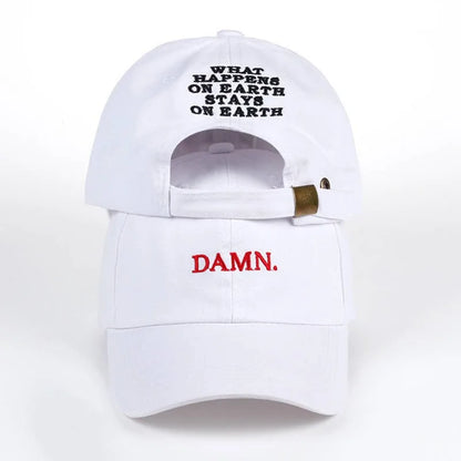 Luxury New Unisex DAMN Embroidery Baseball Designer Caps Man Woman Size 52-62cm